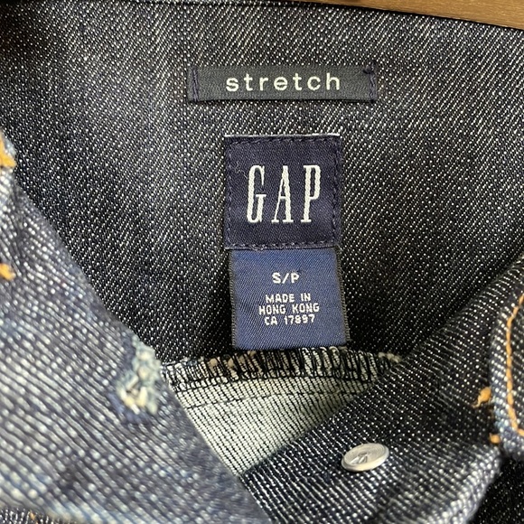 Vintage GAP Stretch Jean Jacket NWOT dark wash - Picture 14 of 16